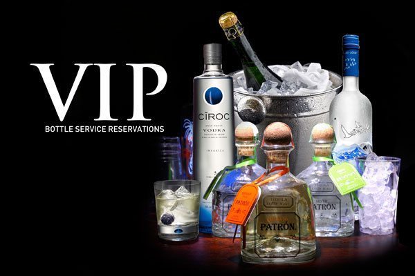 Cheetah VIP bottle service promotional display
